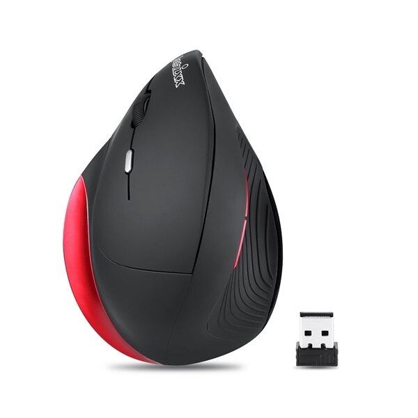 German PERIMICE-518(Wired)/718 2.4GHz USB Wireless Left Handed Ergonomic Vertical Mouse Computer Notebook Mouse: Perimice 718-Wireles