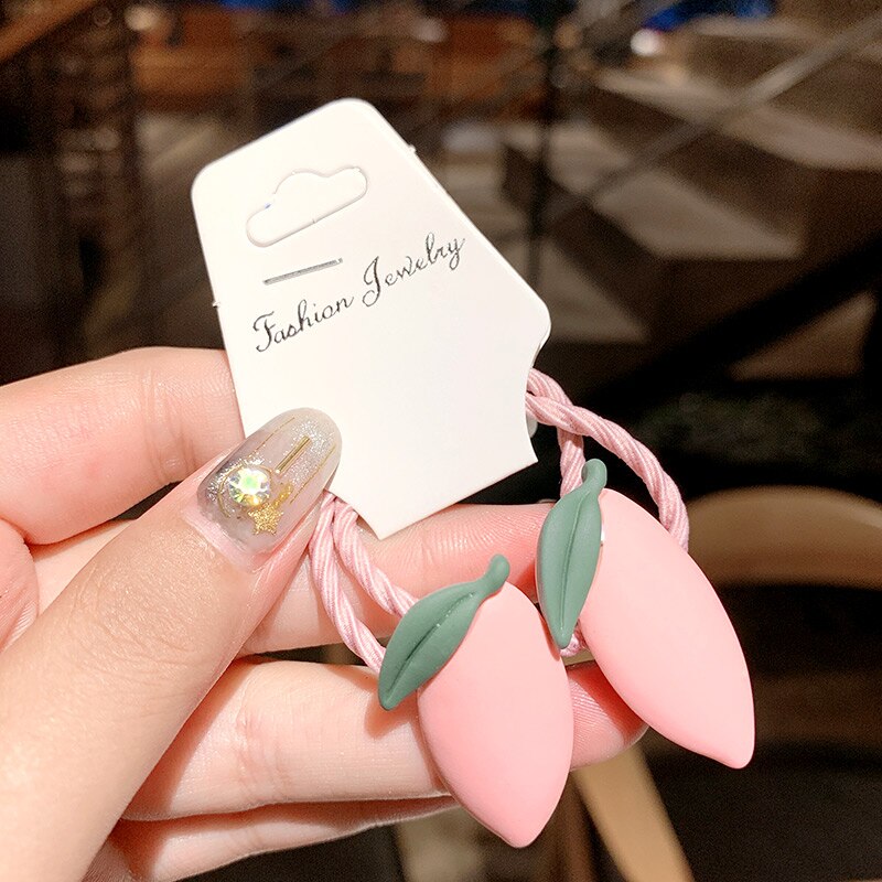 1 juego de cinta elástica de dibujos animados para el pelo de los niños, coletero, diadema elástica, accesorios para el cabello para niños: 23