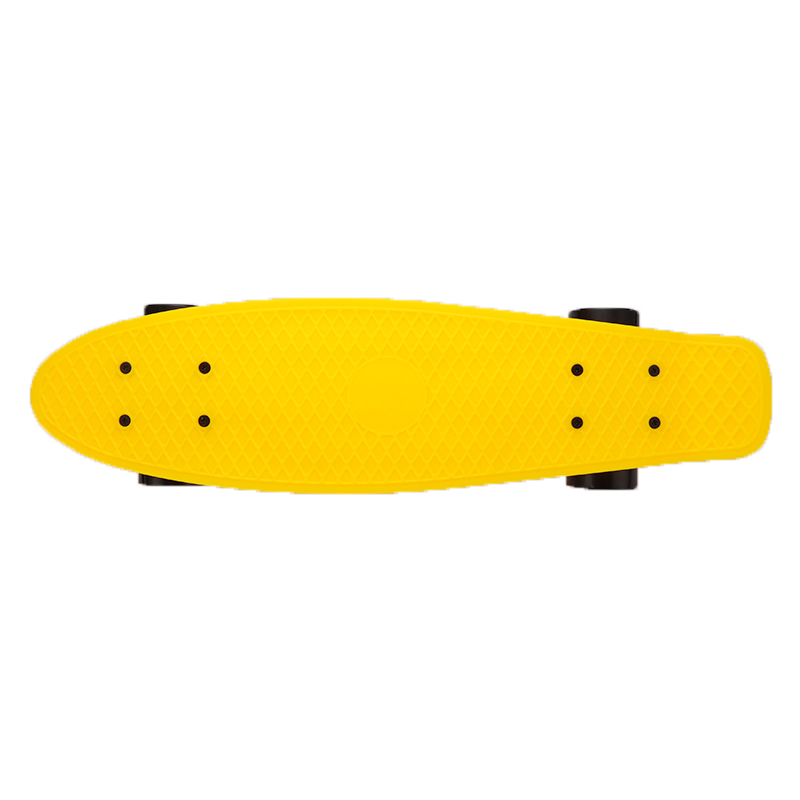22 tums skateboard mini cruiser skateboard plast longboard 4 hjul single rocker utomhus sport för tjej pojke 56 x 15 x 10cm
