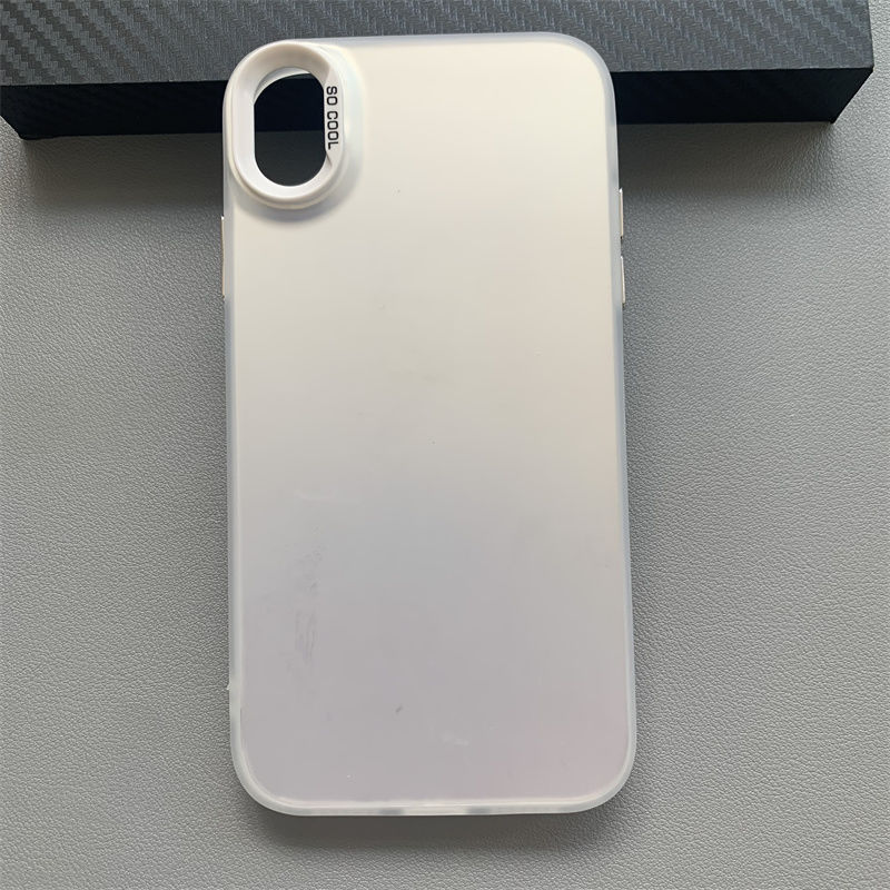 Para iPhone x funda iPhone XR funda de teléfono iPhone XS funda iPhone XS MAX 7 8 plus 8p fundas de lujo metálica Aurora piel mate cubierta: Beige / Para iPhone 16 Pro Max