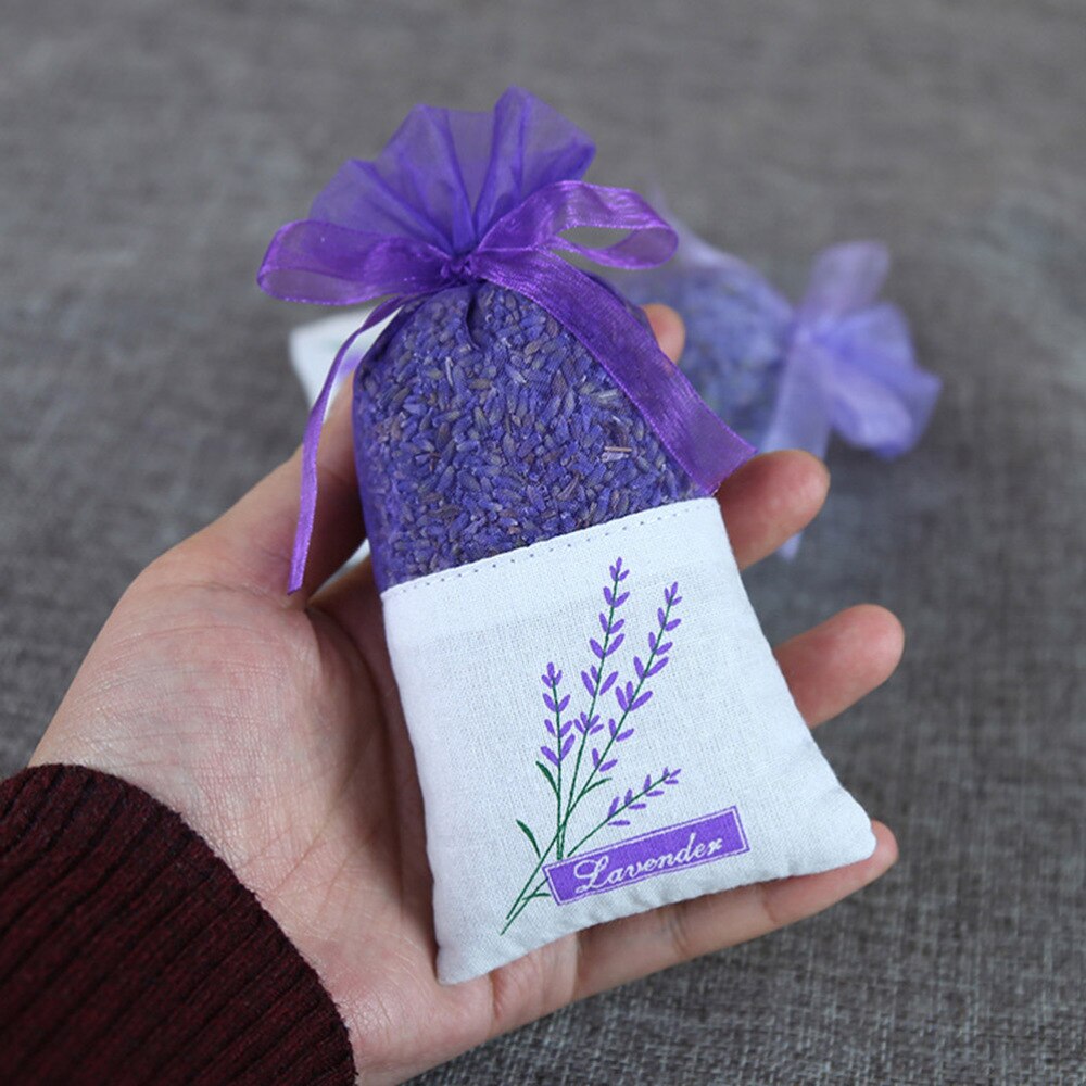 6Pcs Zakjes Draagbare Lege Lichtgewicht Lavendel Zakje Zak Voor Droge Bloemen Zaden Opslag