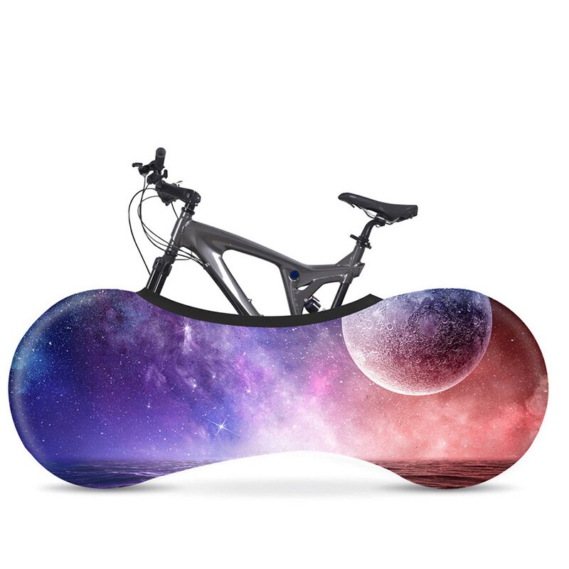 Hssee moon-serien cykeldæksel elastisk mælkesilke indendørs cykeldæk støvdæksel cykeltilbehør: 4