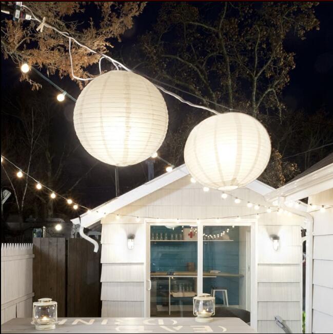 ! 10Pcs 6-8-10-12-14-16 Inch Chinese Tissue Rice Paper Lanterns Lampion Ball DIY Pattern Wedding Party Decor