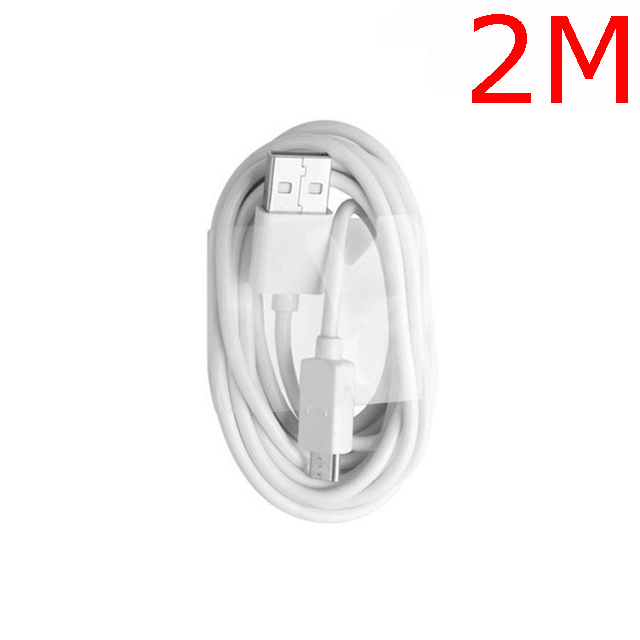 Micro Usb Universele Datakabel Standaard Hoofd Oplaadbare Lange Parachute Kabel 1 m/2 m/3 m Micro Usb-poort voor Android Telefoons: Paars