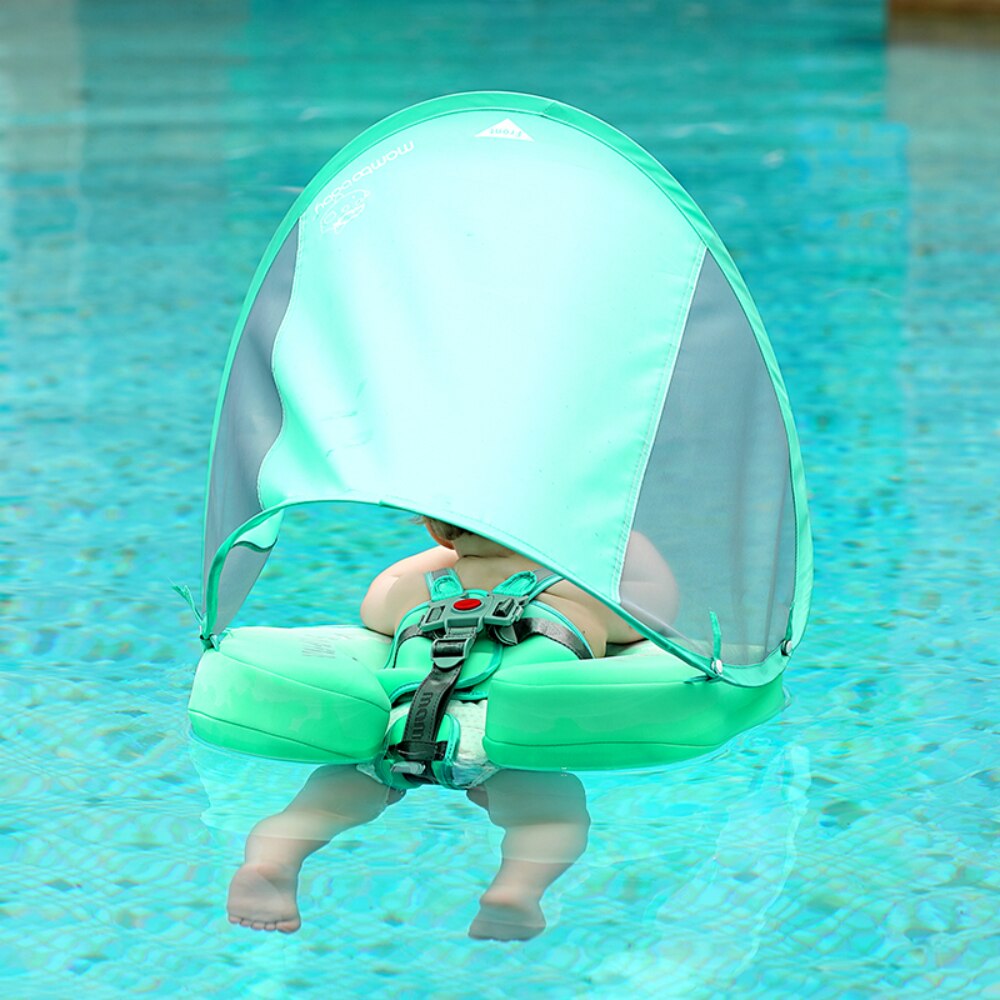 Anello da nuoto galleggiante Non gonfiabile per bambini anello da nuoto per bambini anello galleggiante galleggianti giocattoli da piscina allenatore di nuoto verde rosa 2 colori