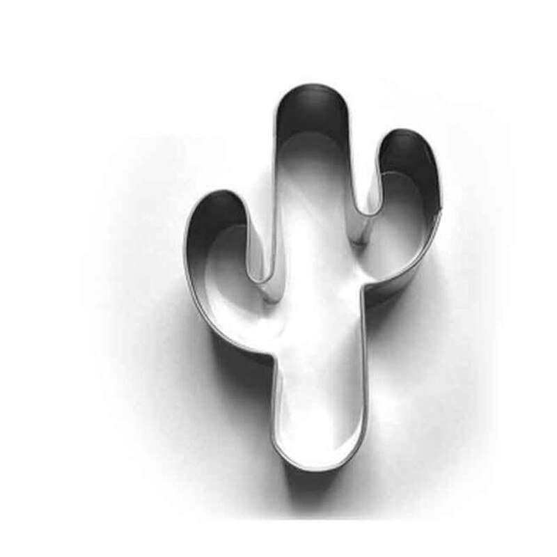 Cookie cutter mold flamingo ananas form rustfritt stål kjeks fondant kakeformer kakeform baking kjøkkenverktøy: Kaktus
