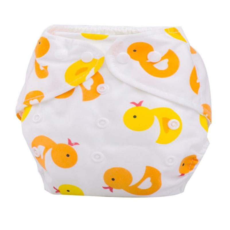 Reusable Nappies Baby Diapers Children Cloth Diaper Adjustable Diaper Cover Waterproof Panty Washable Diapers For Newborns: D