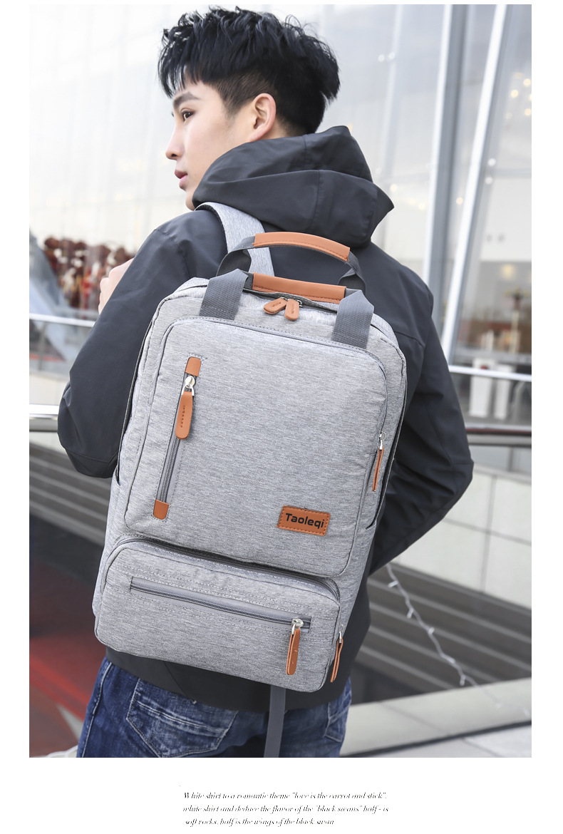 Chuwanglin male backpacks casual men's school backpacks Multifunction laptop backpack Leisure bookbag travel bags K72902