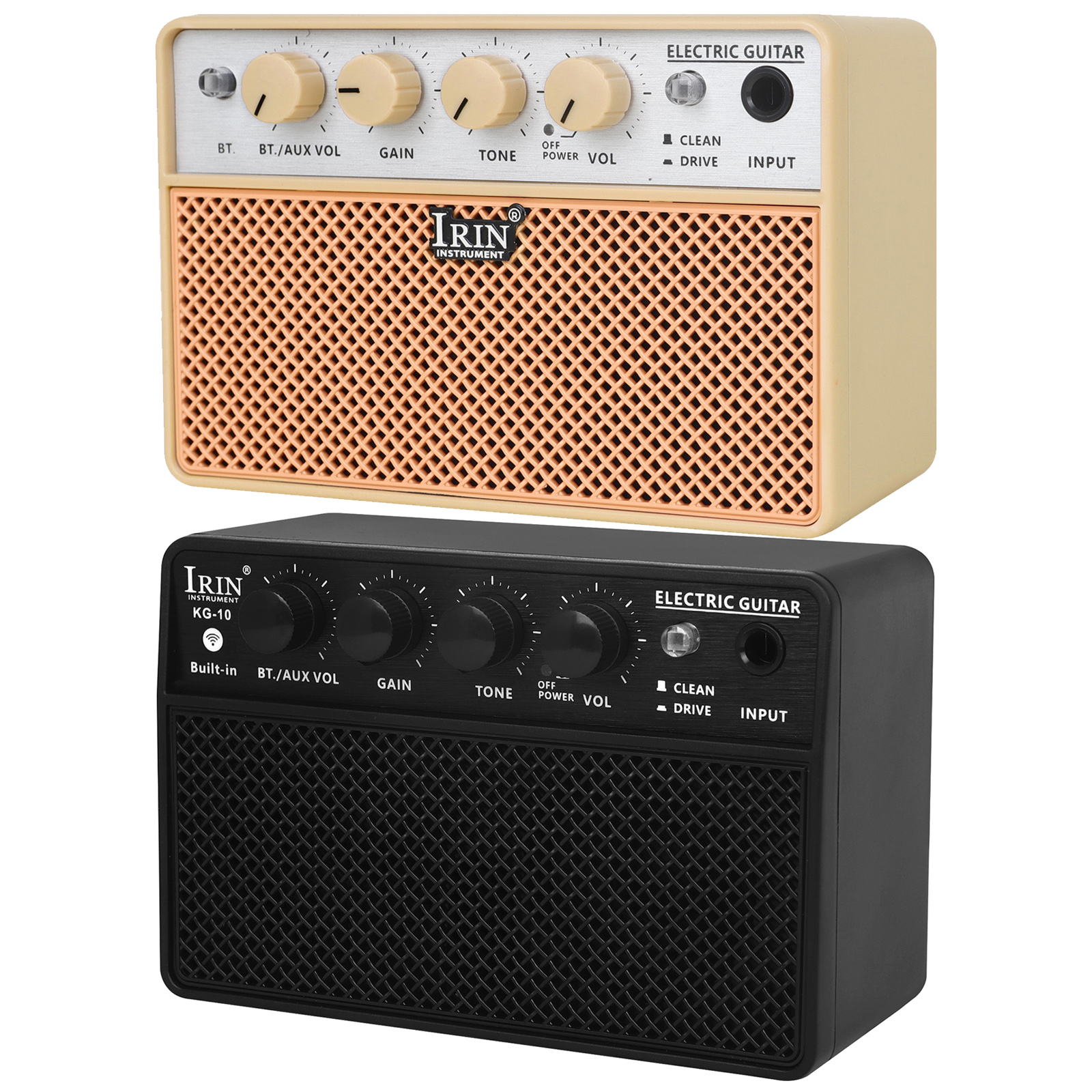 IRIN 10W Electric Guitar Amplifier BA-10 Bluetooth Acoustic Guitar Speaker Portable Mini Instrument Amplifier Amp Accessories