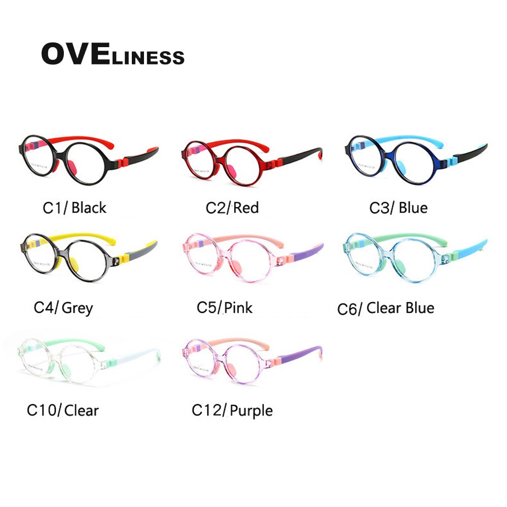 Optical Children Glasses Frame boy girl TR90 Silicone Flexible Protective Myopia Prescription Kids Glasses Eyeglasses eyewear