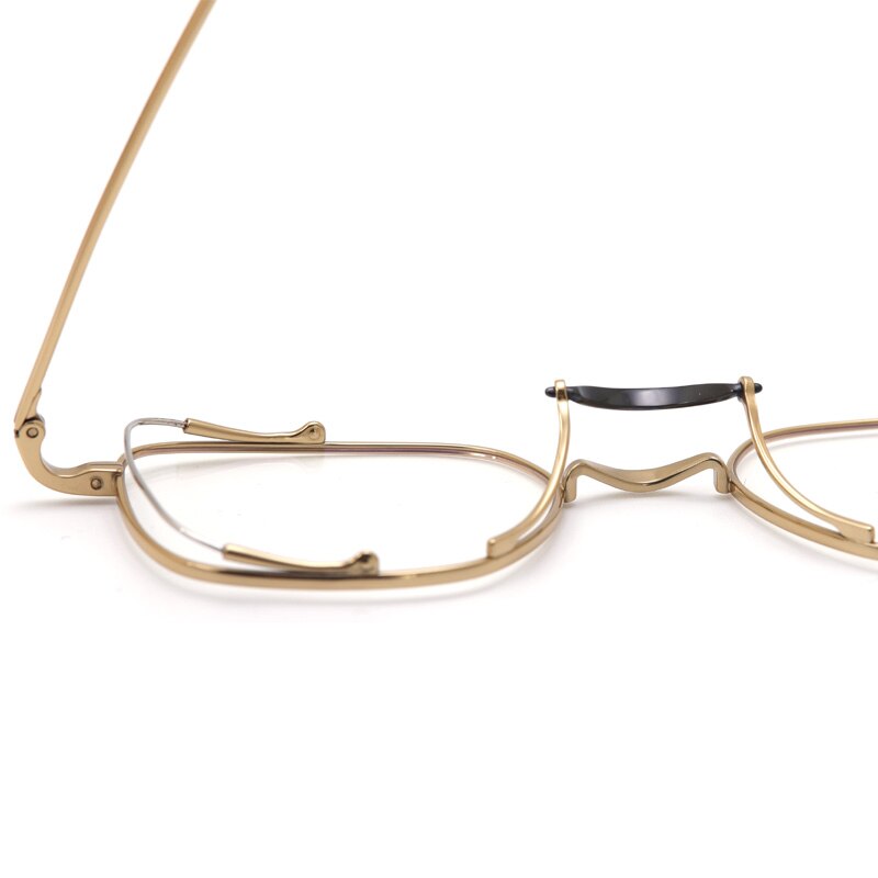 Pure Titanium Men Myopia Glasses Frame Square Optical Prescription Eyeglasses Japanese Handmade Gold-Rimmed Ultralight Eyewear