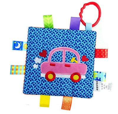 Pasgeboren Baby Hand Grijpen Bijtringen Handdoeken Leuke Dieren Baby Sussen Handdoek Speelgoed 12 Shape Kids Baby Schoonmaken Bijten Zakdoek: Donker Kaki