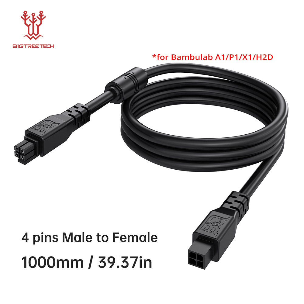 BIGTREETECH Panda AMS Slack & Cable & Guard Extension Cable Durable Ceramic Inlet for Bambulab A1/P1/X1/H2D/AMS 3D Printer Parts: Blue