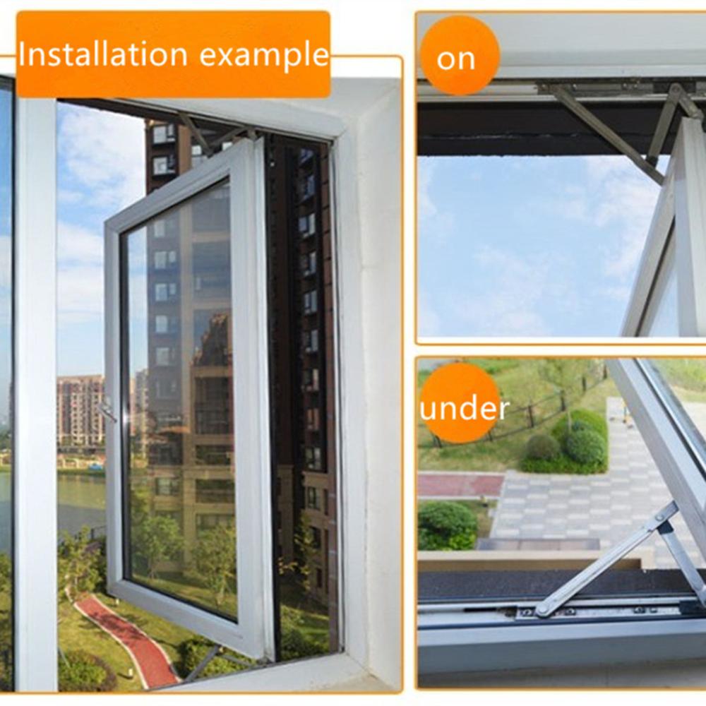 304 stainless steel broken bridge aluminum window wind brace stopper four even casement window brace aluminum sliding brace hard