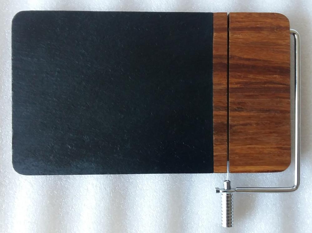 Slate Cheese Board With Slicer- Cheese Slicer
