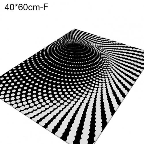 3D Clown Trap Visual Carpet Sewer Manhole Cover Horror Rug Home Carpet Living Room Bedroom Floor Mat Halloween Decoration: 40x60cm F