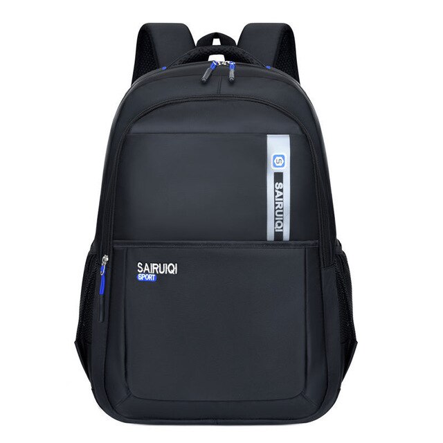 Sac à dos imperméable en tissu Oxford pour hommes, sacoche de voyage pour étudiants, multifonction, grande capacité, Simple et à la ,: Blue