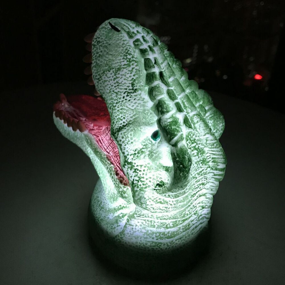 Glow Kleurrijke 3D Grote Mond Dinosaurus Sfeer kinderen Nachtverlichting Bar Decor Lamp Xmas Nieuwjaar Kinderen Speelgoed licht