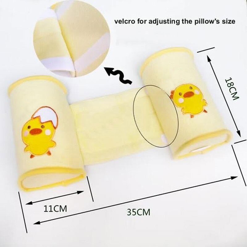 Baby Crib Bumper Verpleging Kussen Anti-Rollover Memory Foam Leuke Cartoon Anti-Roll Sleeper Kussen Slaap Klepstandsteller Verzekering