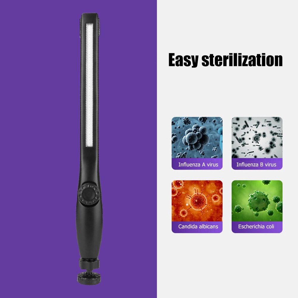 Portable Sterilize 40LED UV-C Light Germicidal Lamp UV Lamp Home Handheld germicidal quartz Bacterium Disinfection UV Lamp