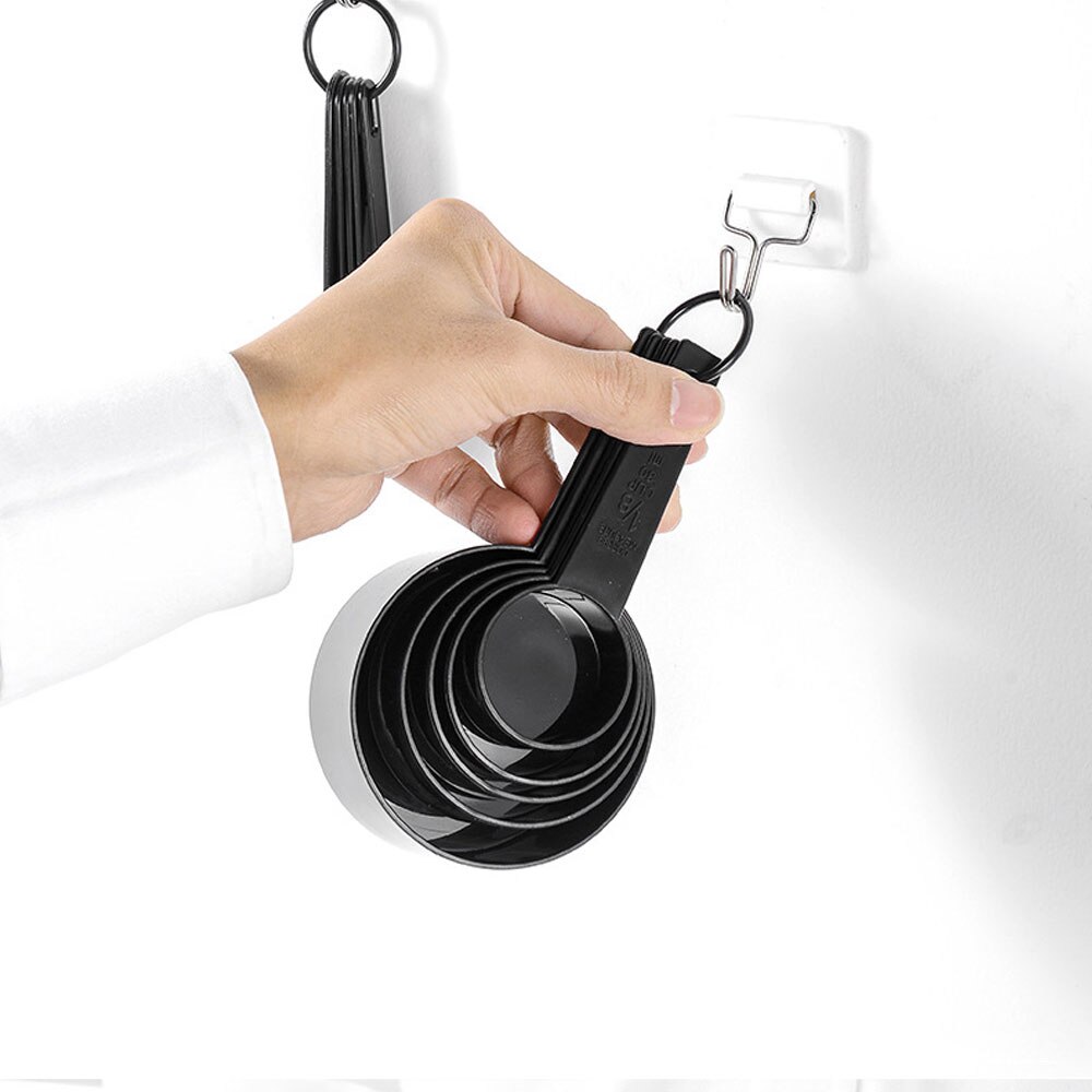 Tazas medidoras para cocina, utensilios de cocina para medir la harina, el azúcar y el café, 5 piezas