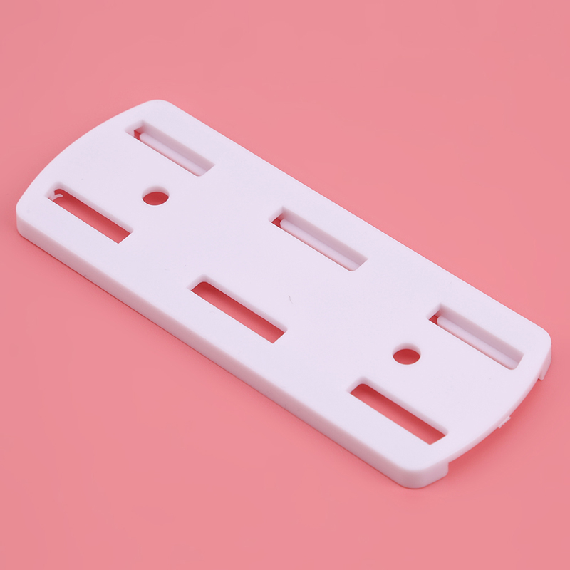 Power Strip Holder Desk Organiser wall-mounted Strong Seamless Home Free Punching Socket Hanging Wall Home Storage Supplies: White
