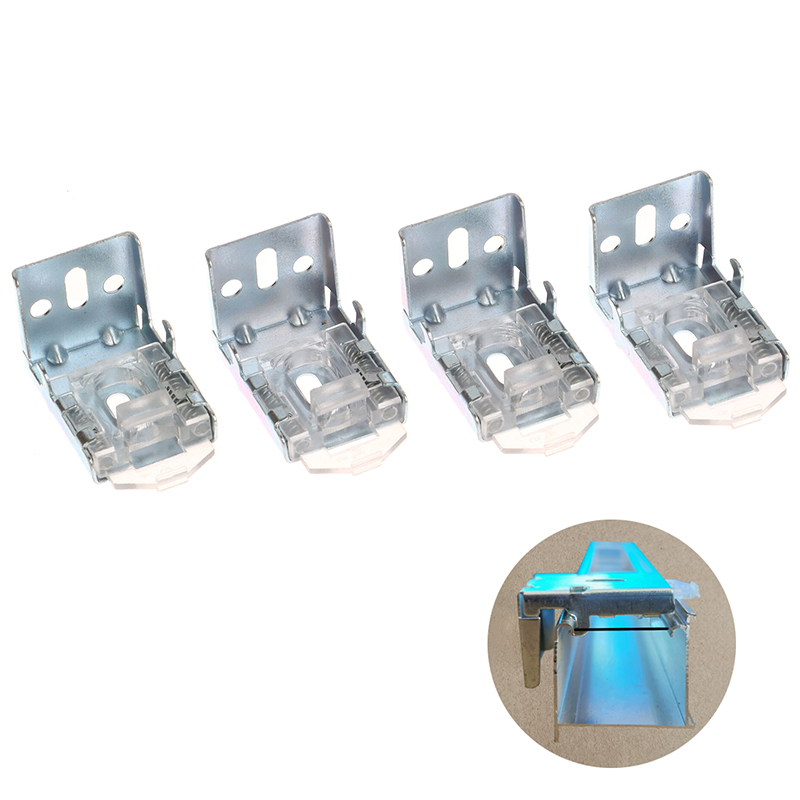 4Pcs 25MM Ceiling And Wall Brackets For Venetian Blinds Rail Loading Mounting Blinds Accessories