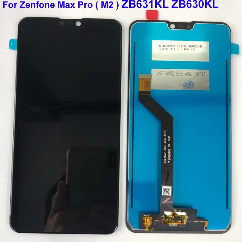 6.26 ''AAA Original LCD Für Asus Zenfone Max Profi M2 ZB631KL/ZB630KL LCD Anzeige Touchscreen Digitizer Montage teile + Rahmen