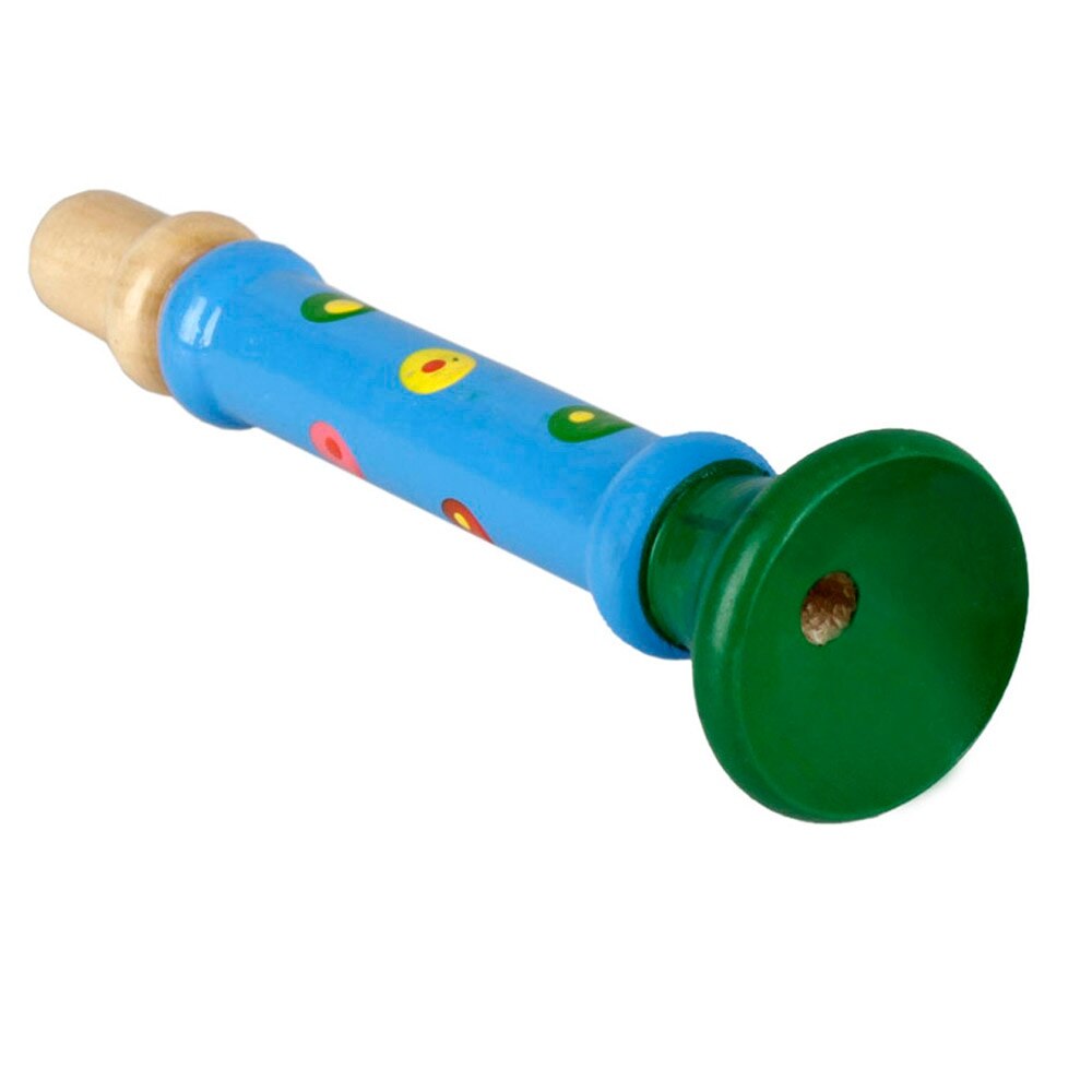 Houten Hoorn Hooter Trompet Muziekinstrument Speelgoed Voor Kids Kinderen Vroeg Onderwijs Muziek Tool Leren & Onderwijs