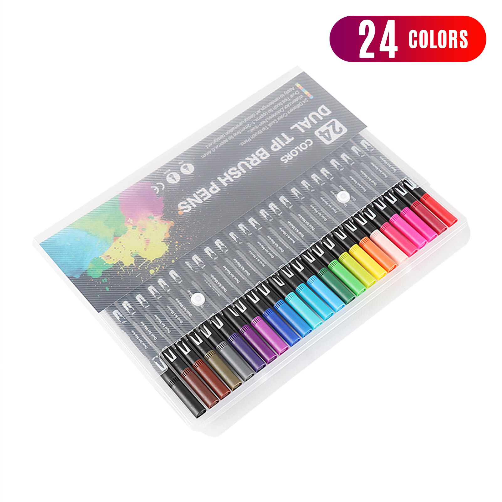 100 Colors Markers Set Double Tipped Colored Pens ... – Vicedeal