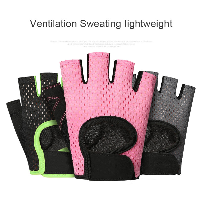 Haltère gants d'exercice Fitness demi doigt gants entraînement exercice antidérapant gants de sport équitation gants respirants