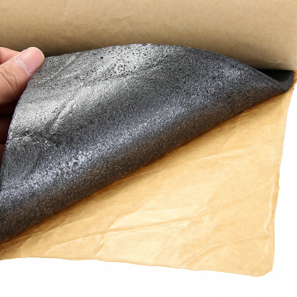6mm bil selvklebende lyddemper bomullsvane lydisolering lyddempende isolasjon lukket celle skum 30 x 50cm