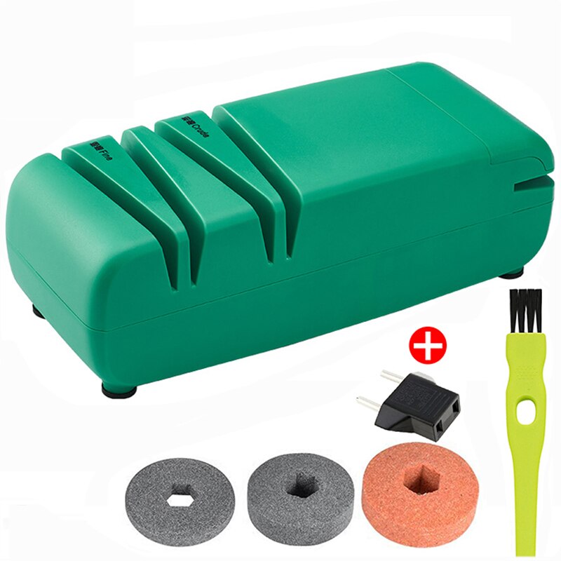 Multi-function Knife Sharpener 220V Electric Household Fast Sharpener Automatic Knife Grinder Kitchen Knife Grindstone Tools: 03