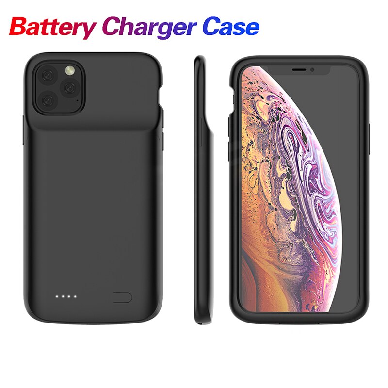 Ładowarka etui na iPhone 11 etui na iPhone 5S SE 6 6S 7 8 Plus X XR XS MAX Pro przenośna ładowarka banku mocy
