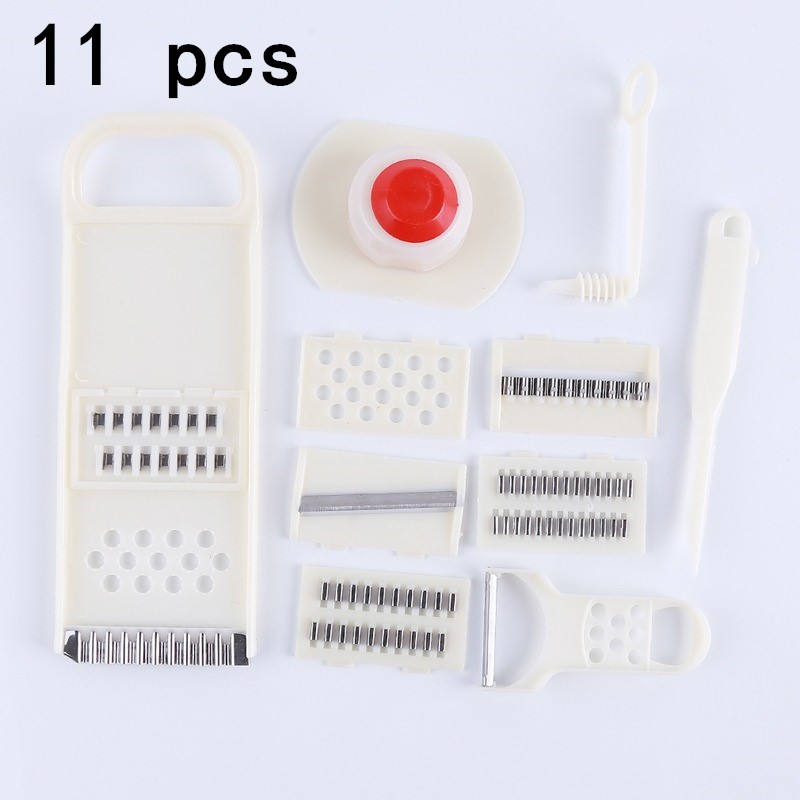 La pomme de terre en bois grille râpe trancheuse de légumes éplucheur couteau couteau broyeur broyeur broyeur cuisine salade 波纹网 masher: kaki foncé