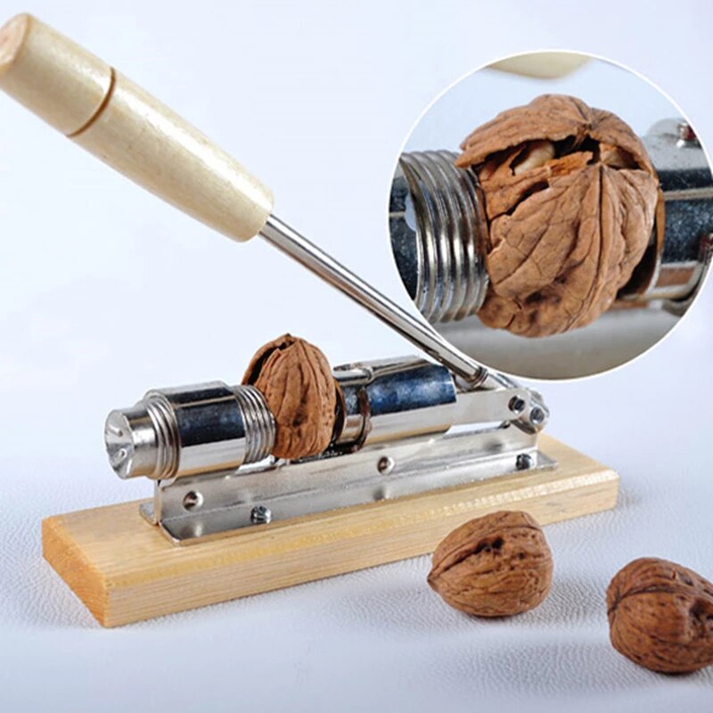 Heavy Duty Pecan Filbert Walnut Nut Hazelnut Cracker Nutcracker Clamp Plier Sheller Crack Almond Kitchen Clip Tool Machine