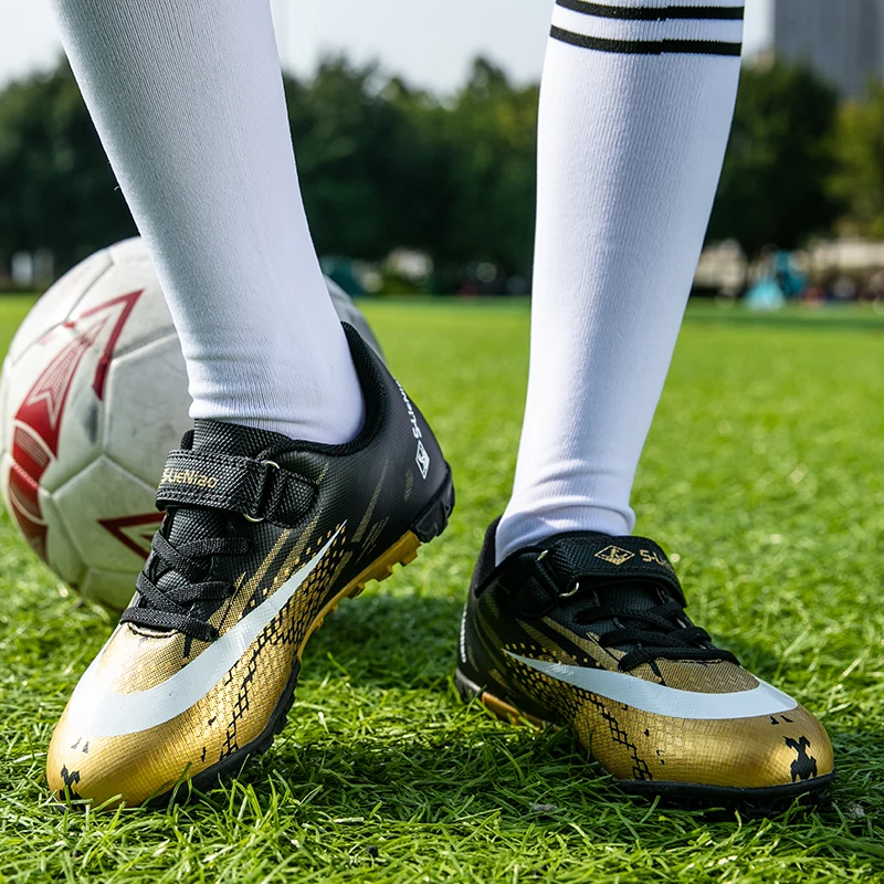 Børnefodboldsko kunstgræs fodbold futsal sko børnesneakers til fodbold børnefodboldstøvler