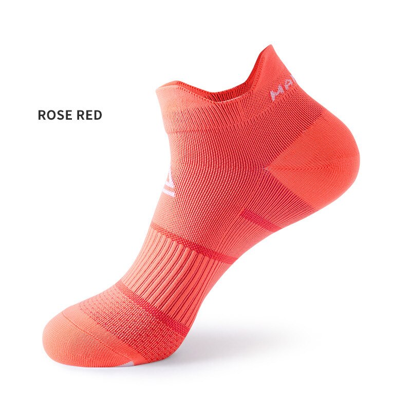 Sondr damen herren Sport-knöchelsocken, weich, für draussen-aktivitäzehn wie Basketball, radfahren, laufen, fußBall, atmungsaktiv, leuchtende farben, unsichtbar, reisesocken: Rosa / Frauen  eu 34-39