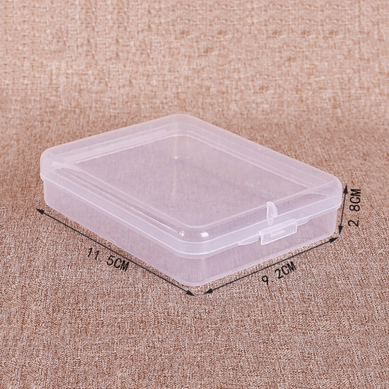 Caja transparente para mascarilla portátil, 3 uds.