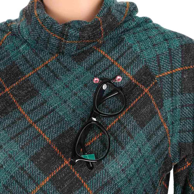 Multifunction Magnetic Clip Magnetic Eyeglass Holder Hang Brooches Pin Bat shape Magnet Glasses Headset Line Clip Clothes Buckle