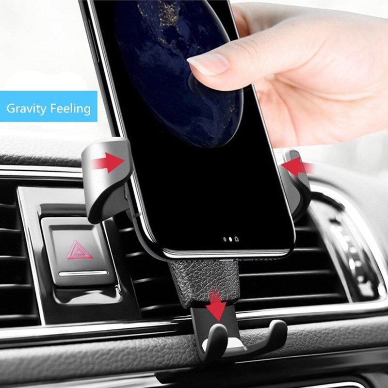 Universal Gravity Car Phone Holder Air Vent Clip Mount Stand Stable Car Stand For Cell Phone Gravity Bracket Holder