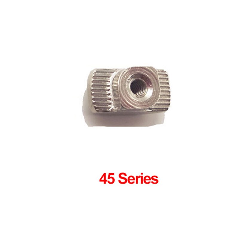 10 teile/los M3 M4 M5 M6 M8 Gewinde T Mutter EU Standard In T-Slot Carbon Stahl für 3030 4040 4545 serie Aluminium Profile: M4 / 45 series