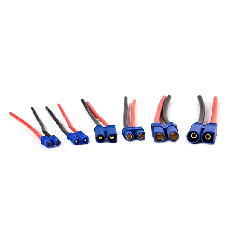 Connecteur mâle/femelle EC2/EC3/EC5, câble en queue de cochon, fil de Silicone, batterie RC Lipo, offre spéciale,