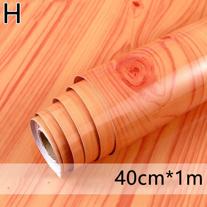 1M Waterdicht Hout Vinyl Behang Roll Zelfklevende Contact Papier Deuren Kast Desktop Moderne Meubels Decoratieve Sticker: H