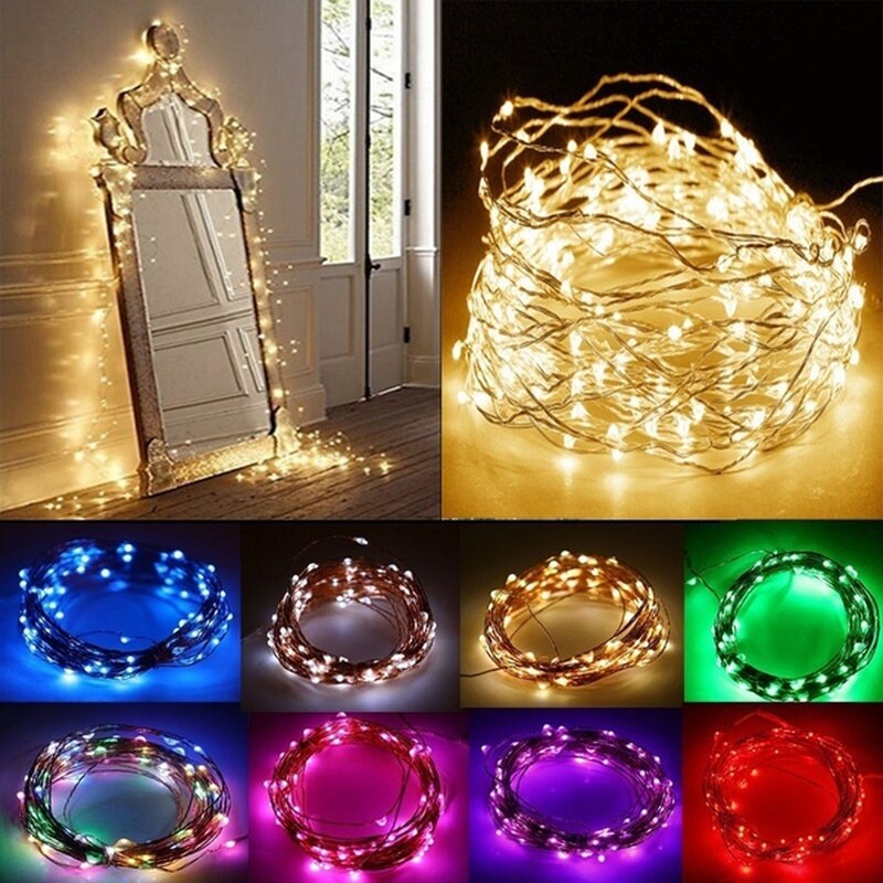 USB Led String Fairy Lights for Wedding Christmas Party Garden Decoration