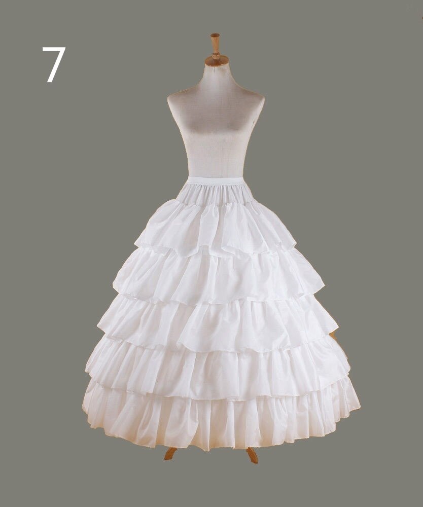 Enagua Sottogonna sottoveste da sposa Vestito da sposa de crinolina Hoopless: 7