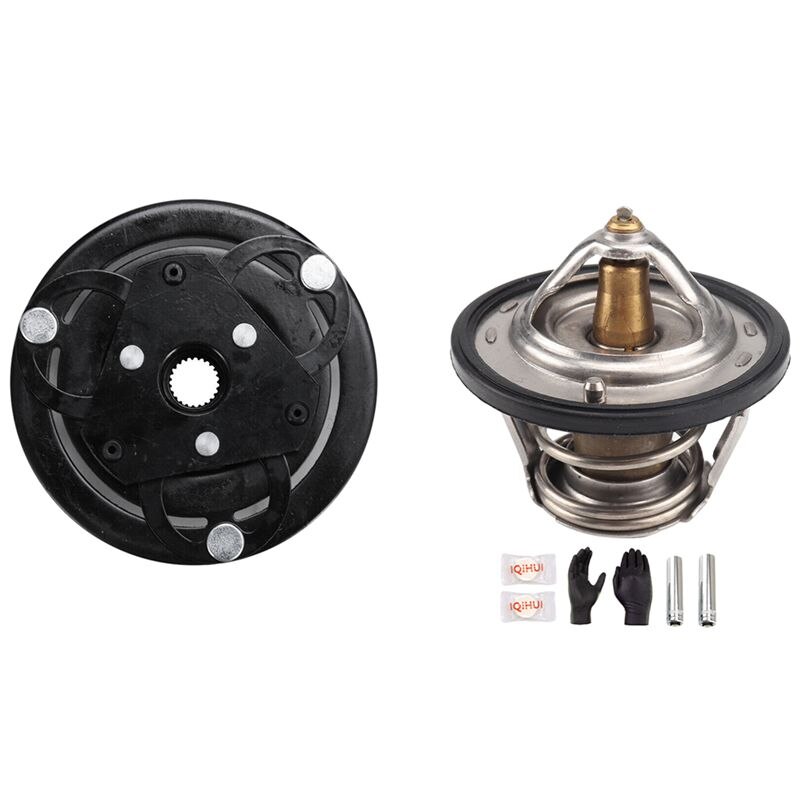 A/C Compressor Clutch Hub Plate for Subaru Impreza , Forester & Engine Coolant Thermostat with Tool