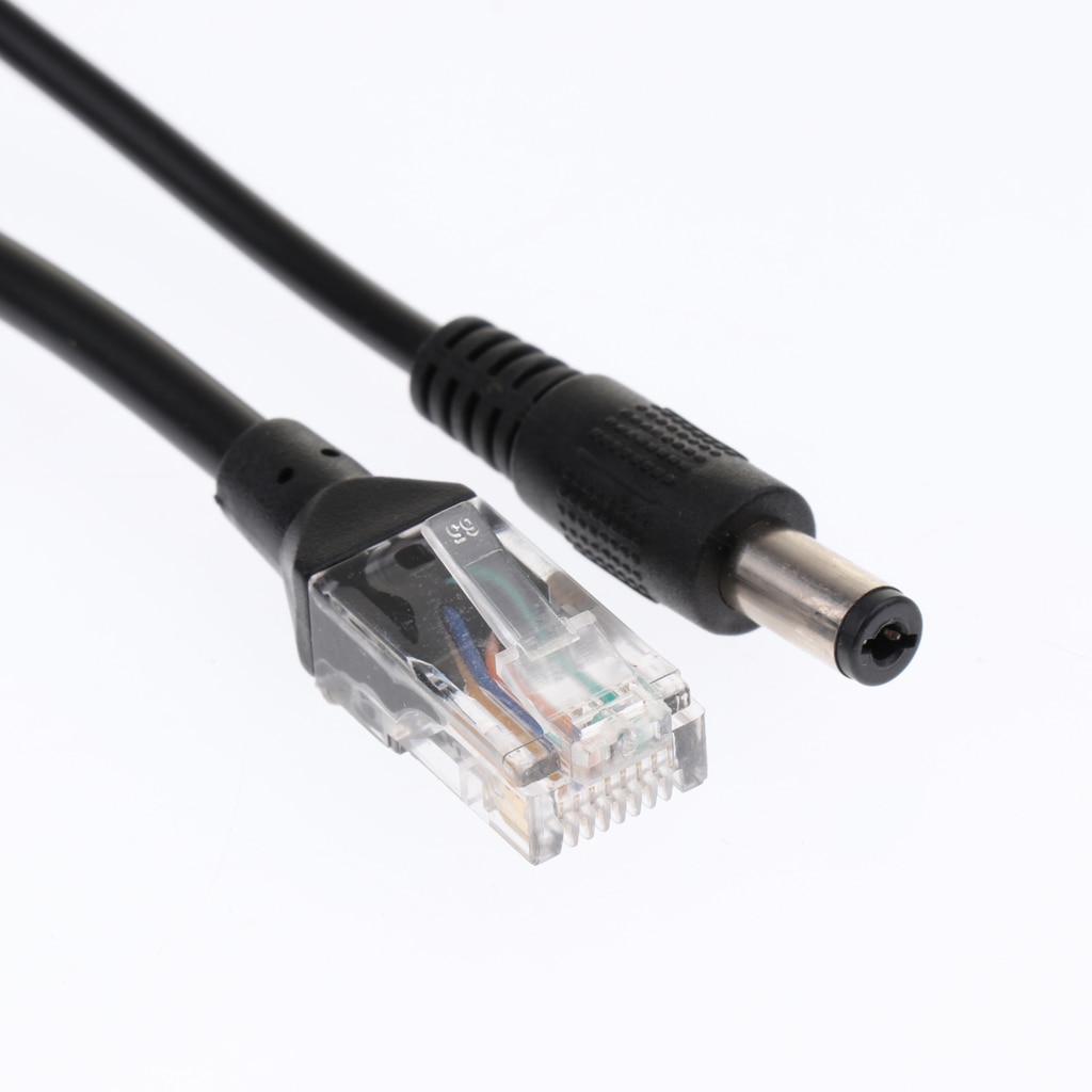6 stk aktiv 48v to 12v poe power over ethernet splitter kompatibel med ieee 802.3af /  at