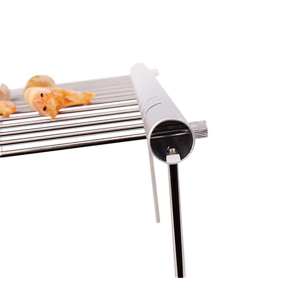 1Set Draagbare Camping Grill-Een Lichtgewicht Multifunctionele Universele Draagbare Koreaanse Folding Barbecue Grill Voor Home Camping