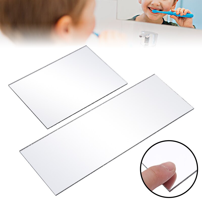 Klart akryl spejl bord akryl plxiglass spejl mærkat vægklistermærke 3mm tykkelse væg spejl ark hjem diy væg indretning